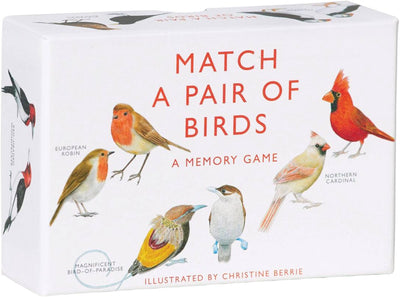 Christine Berrie associe une paire d'oiseaux à un jeu de mémoire