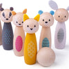 Bigjigs Figures d'animaux de jeu en bois en bois