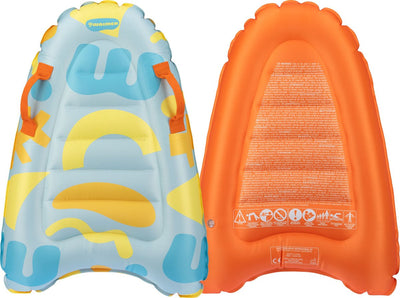 Bodyboard Waimea - gonflable - enfants - bleu orange - env. 70 x 50 cm