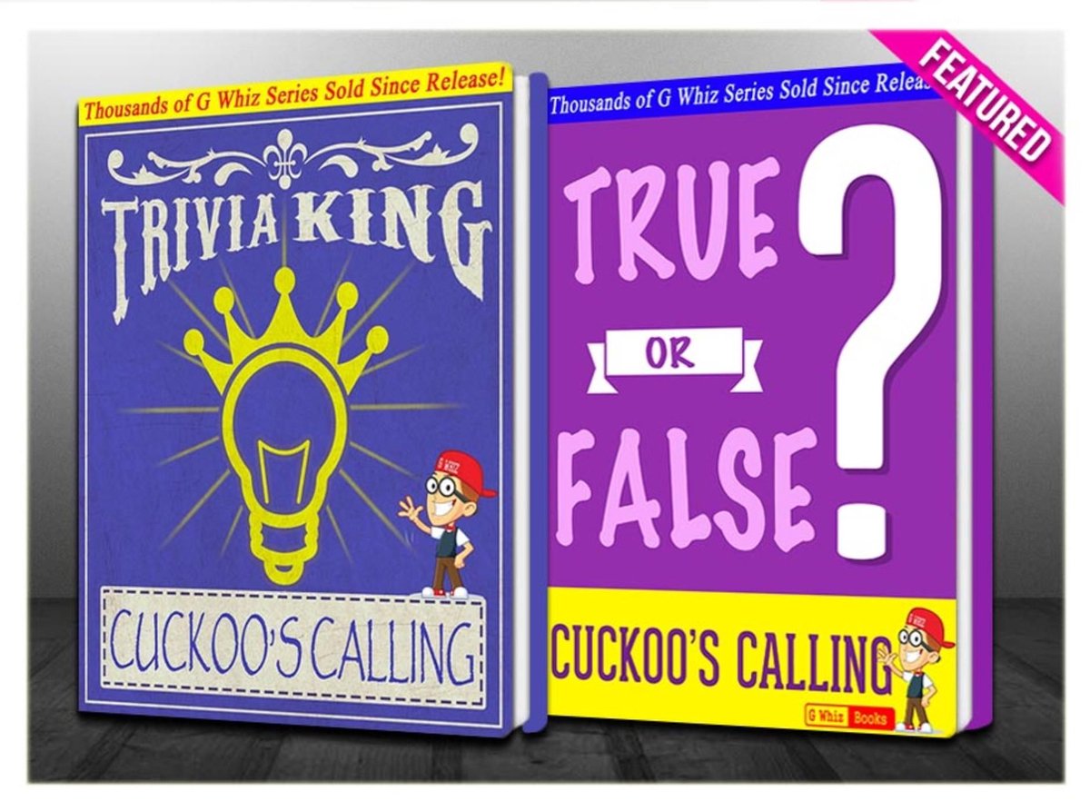 Gwhizbooks.com - l'appel du coucou - vrai ou faux ? roi des quiz !