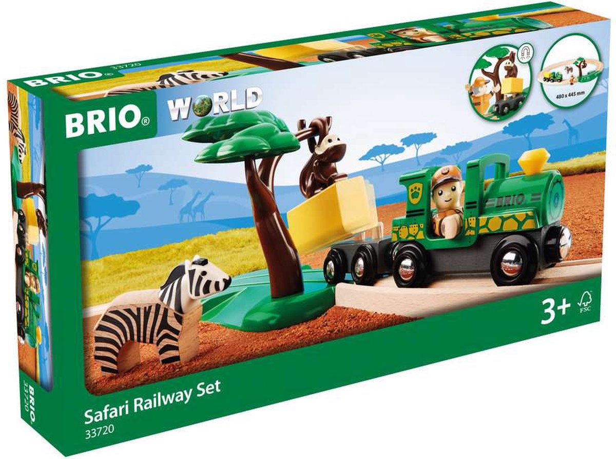 Coffret train Brio safari - 33720