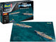 Diorama de kit de construction de modèles Revell - 05668 premier ensemble de diorama - bataille de Bismarck - kit de démarrage en plastique - 1:1200 - modélisme