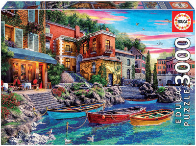 Educa - puzzle - 3000 pièces - coucher de soleil à Côme - puzzle