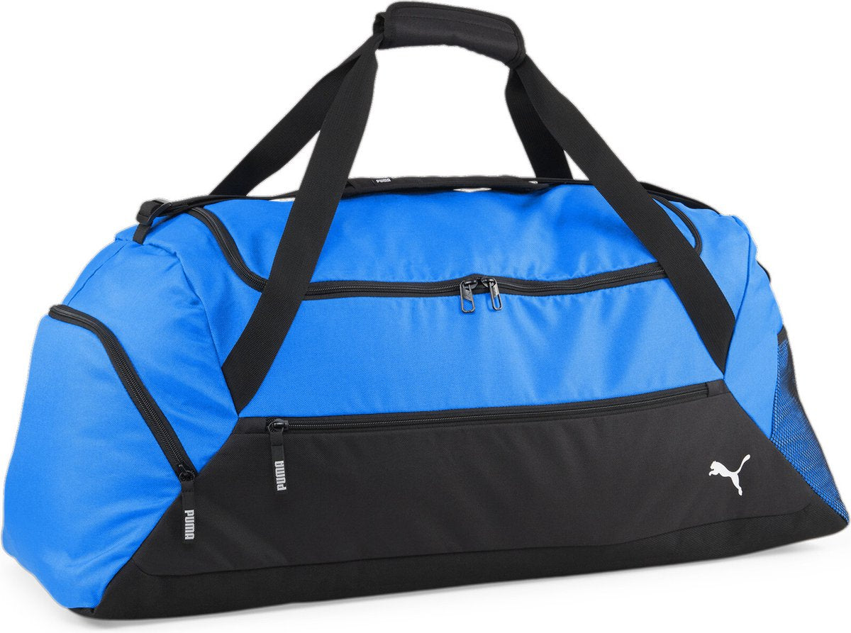 Puma teamgoal teambag l sac de sport unisexe - limonade bleu électrique - noir
