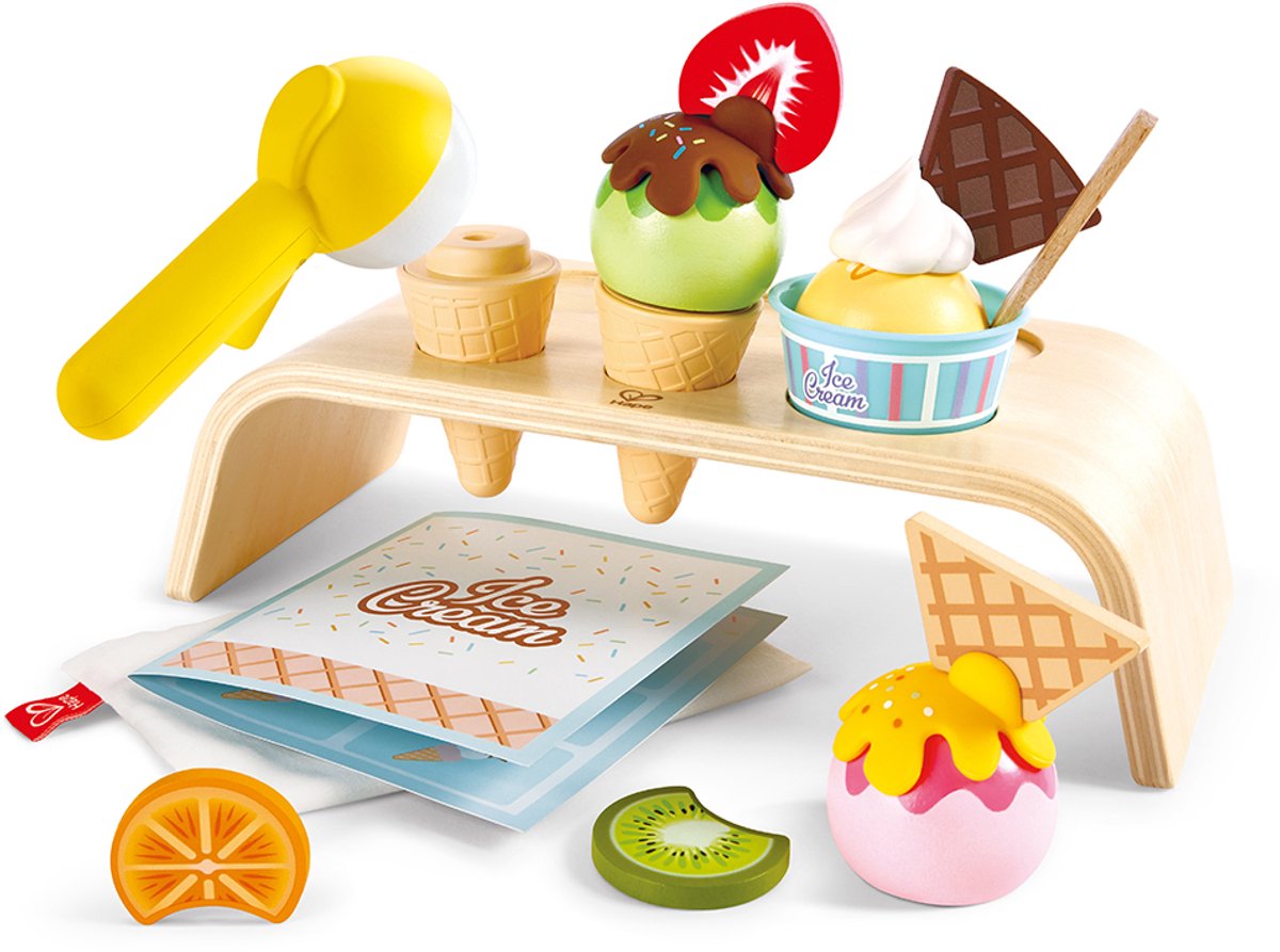 Hape - Ensemble de jeu de glacier en bois - - à partir de 24 mois