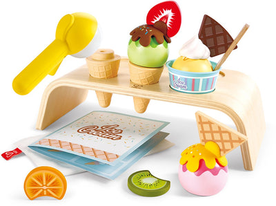 Hape - Ensemble de jeu de glacier en bois - - à partir de 24 mois