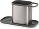 Joseph joseph duo opale - chariot de cuisine avec porte-éponge en acier inoxydable - acier inoxydable - gris