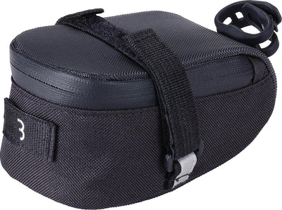 Bbb cycling easypack sacoche de selle vélo 0,37 litre - sac de vélo de route - sac de vélo - résistant à l'eau - noir - taille s - bsb-31s