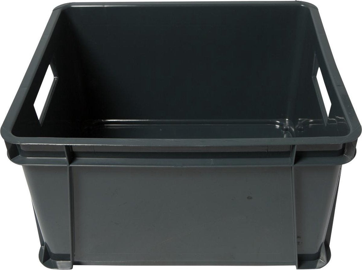 Sunware . uni box - boîte de rangement - plastique - anthracite - 30 litres