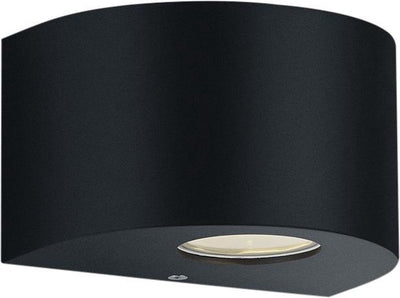Rl vis ta lumière réalité rosario - applique murale - noir mat - incl. 2x smd 2w - éclairage extérieur - ip44