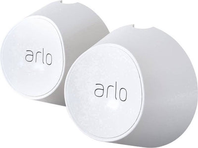 Support mural magnétique Arlo (blanc) - Support mural - Accessoire certifié - Support mural magnétique, résistant aux intempéries - Compatible avec les caméras de sécurité Ultra 2, Ultra, Pro 5, Pro 4, Pro 3, lot de 2 - VMA5000-10000S
