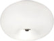 Eglo optica - plafonnier - ø280mm. - nickel mat - blanc