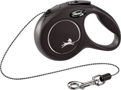 Flexi new classic cord - laisse rétractable chats - new classic cat cord xs noir