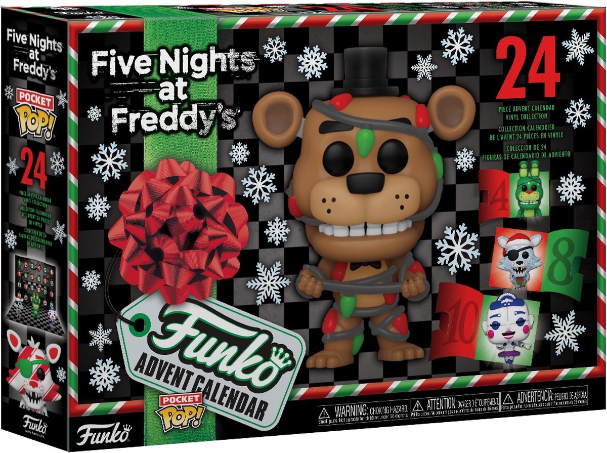 Funko cinq nuits chez Freddy - pop de poche ! Calendrier de l'avent 2023 - multicolore