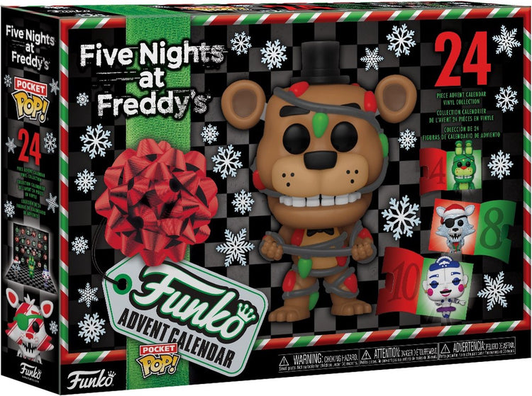 Funko cinq nuits chez Freddy - pop de poche ! Calendrier de l'avent 2023 - multicolore