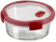 Récipient alimentaire en verre Curver Smart Cook - rond - 0,6 l - rouge