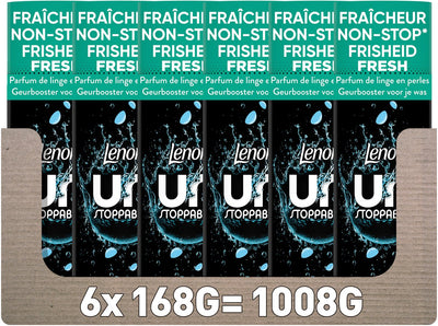 Lenor Unstoppables Booster de Parfum Parfum Frais - 6 x 168 grammes - Parfum de lavage