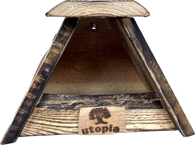 Utopia Nest Box Roodborst Merel Banded Douglas Wood