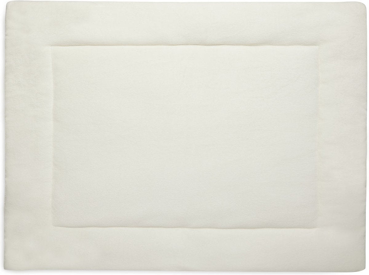 Jollein - tapis de parc 75x95cm - tapis de jeu pour bébé - tricot basique - ivoire