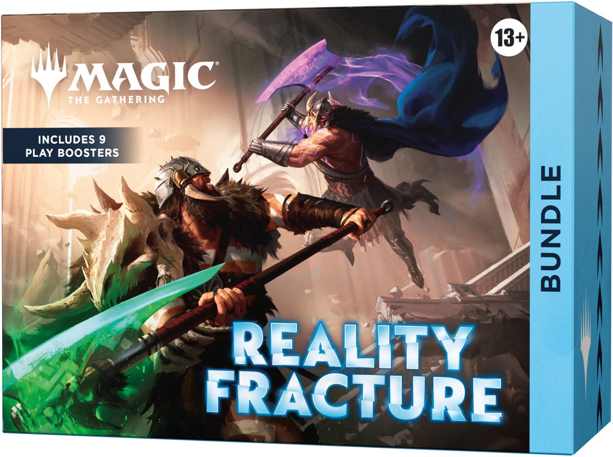 Magic, la magie du rassemblement : le pack de fractures de la réalité du rassemblement | comprend 9 boosters de jeu, 30 pays, 1 carte promo alt-art en aluminium + des accessoires exclusifs