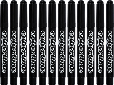 Marqueurs Jumbo noirs, 12e.