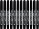 Marqueurs Jumbo noirs, 12e.