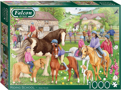 École d’équitation Jumbo legpuzzzel, 1000pcs.