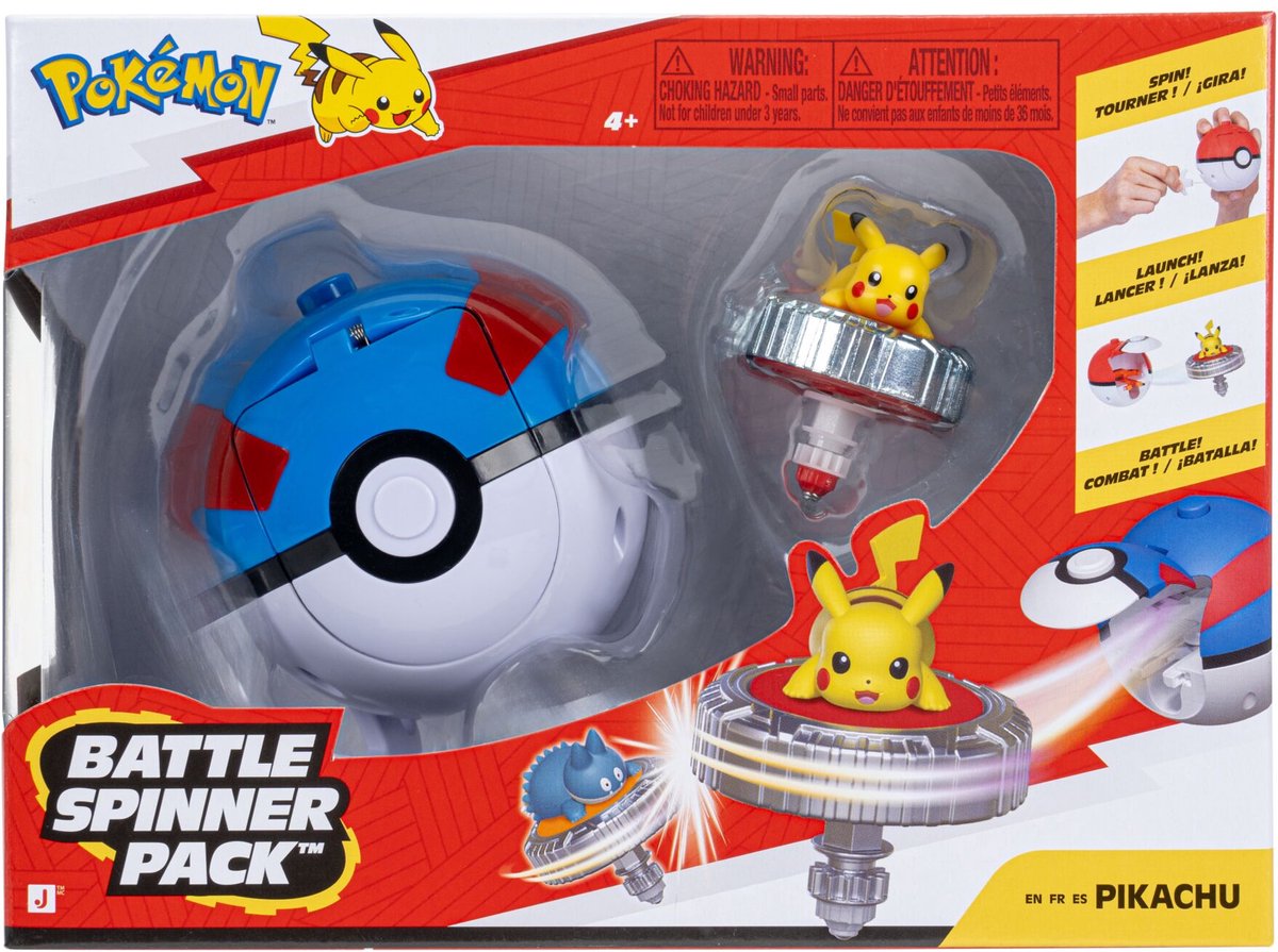 Pokémon Jazwares - jeu de bataille - pikachu #2 super balle
