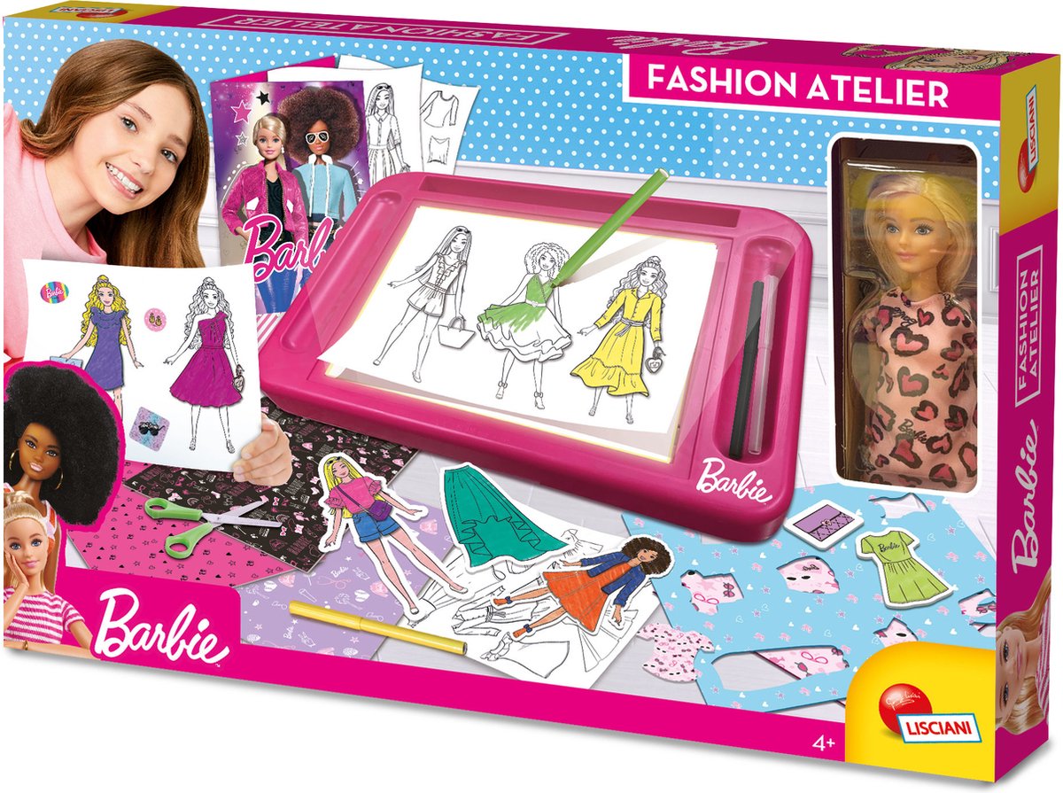 Lisciani Barbie Fashion Atelier avec poupée