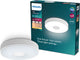 Philips LED Plafonnier Philips Coiner - technologie d'éclairage à interrupteur de scène - 24w - lumière blanc chaud - design blanc