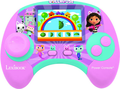 Lexibook power console gabby et la maison magique de jeux éducatifs bilingue en français et anglais