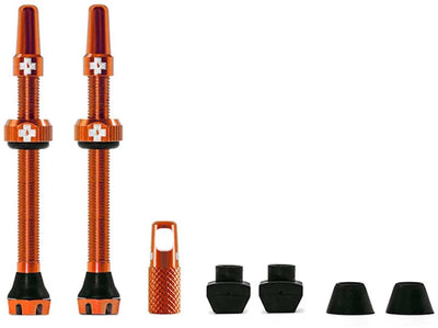 Valve tubeless Muc-off Muc Off V2 SV (44 mm) couleur : aluminium orange