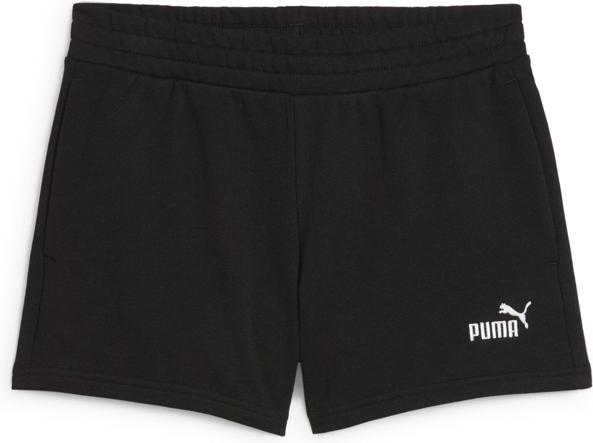 Puma ess petit non. Pantalon de sport femme 1 logo 4'' shorts tr - noir