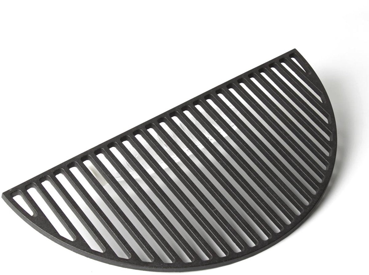 Grille de gril en fonte de boue - demi-lune