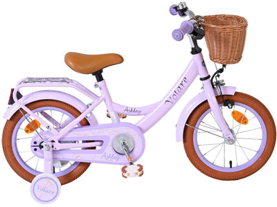 Vélo enfant Volare Ashley - filles - 14 pouces - lilas
