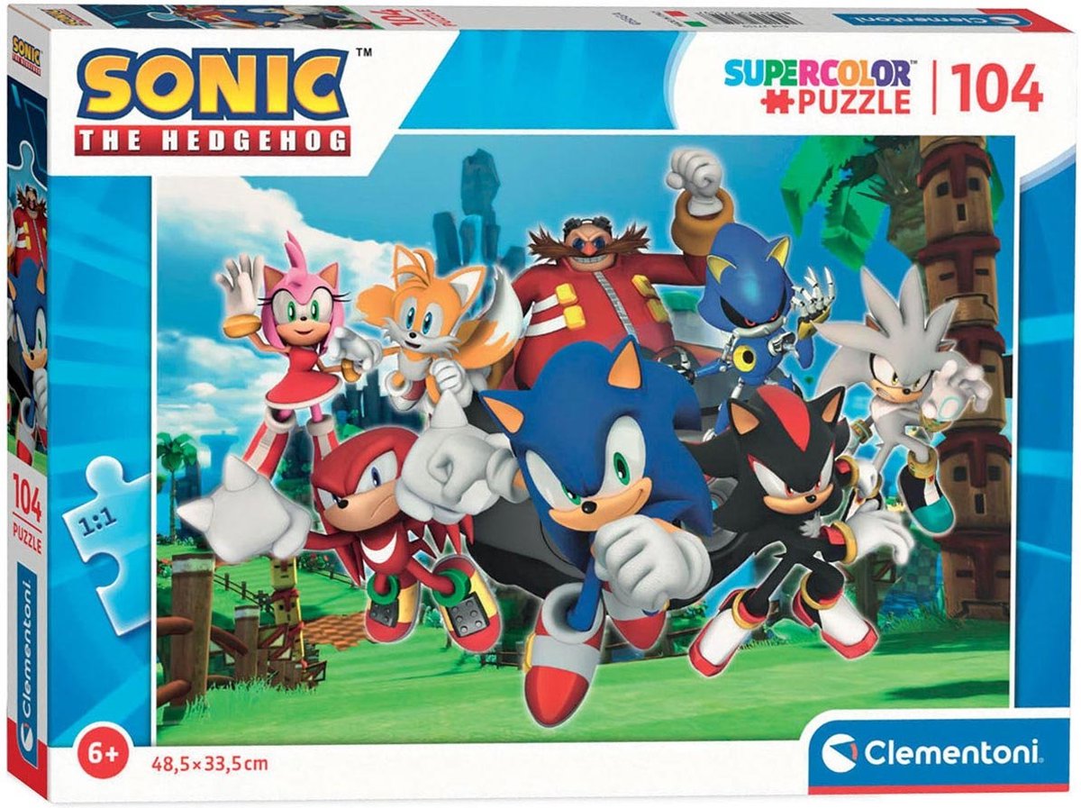 Clementoni Jigsaw Puzzle - Sonic, 104st.