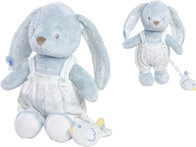 Simba nicotoy - peluche louis bleue musicale - peluche - lapin - peluche - musique - à partir de 0 m