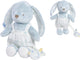 Simba nicotoy - peluche louis bleue musicale - peluche - lapin - peluche - musique - à partir de 0 m