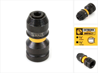 Imp Dewalt Accessories Act Adaptateur d'écrou à impact 1 2 à 1 4 hex - dt7508-qz