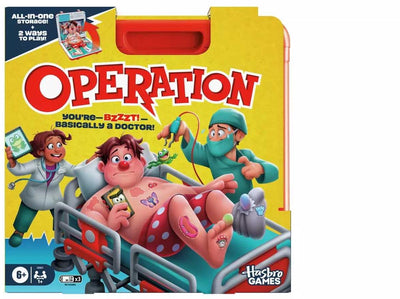 Asmodee Hasbro Operation Game - Jeu de société électronique pour enfants (anglais).