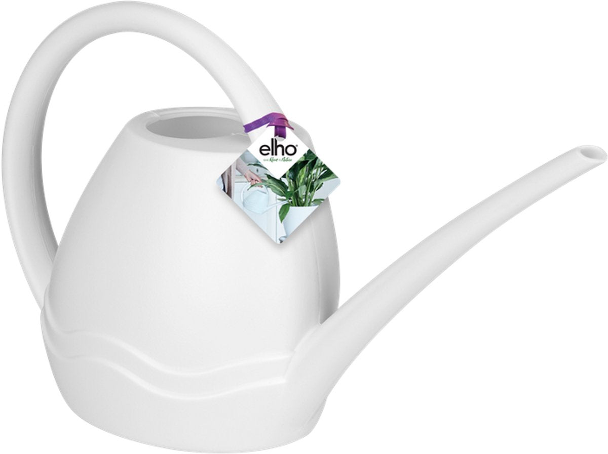 Elho aquarius arrosoir 45 - arrosoir pour culture et récolte en intérieur - ø 44,8 x h 25,3 cm - blanc