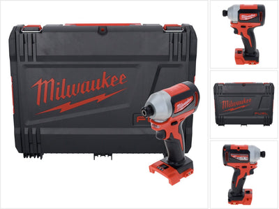 Visseuse à chocs sur batterie Milwaukee m18 blid2-0x 18v li-ion - brushless - 180nm