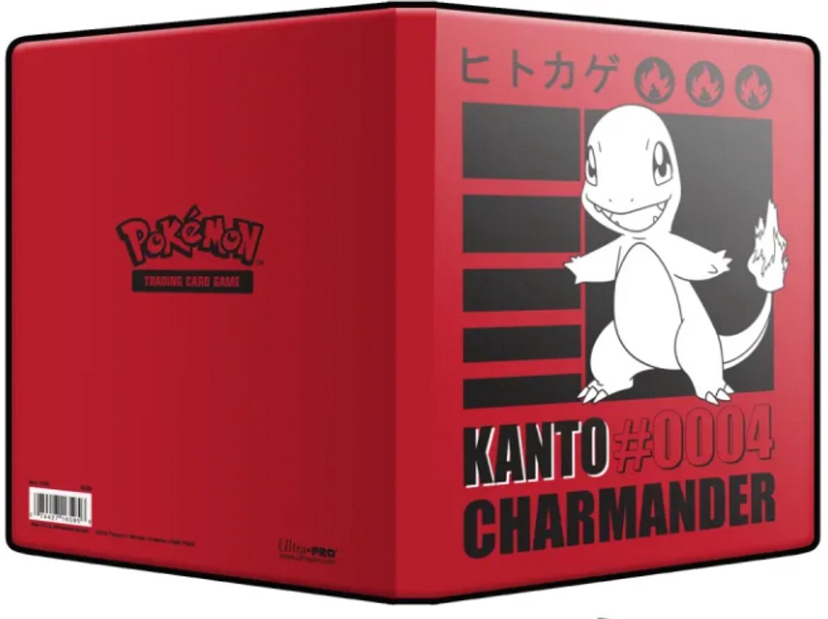Portefeuille 4 pochettes Ultrapro Pokémon Salamèche (80 cartes)