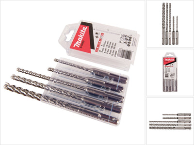 Accessoires Makita - Jeu de 5 forets à maçonnerie SDS plus B-58992