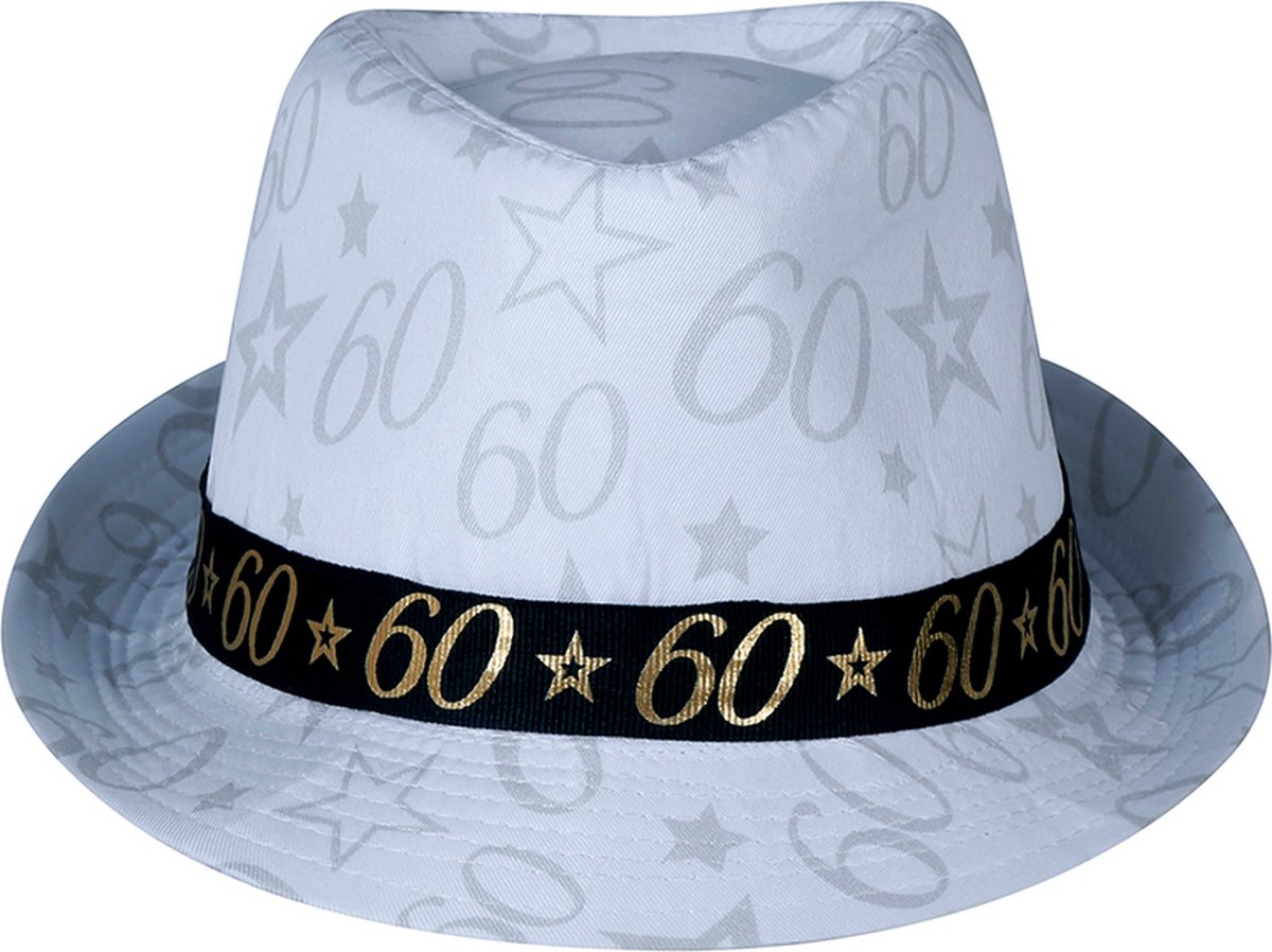 Fiestas guirca - chapeau de gangster années 60 avec étoiles