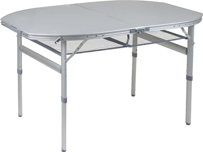 Bo-camp - table - premium - ovale - modèle valise - 120x80 cm