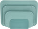 Rosti choptima set de planches à découper 35,5 x 7 x 26,5 cm vert nordique - plastique - 4 planches à découper - va au lave-vaisselle - avec support - cuisine