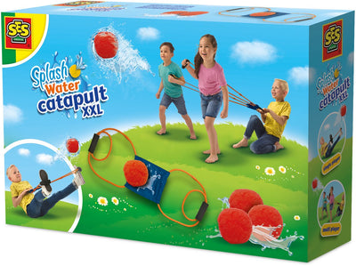 Ses creative - catapulte à eau éclaboussante xxl - tir de balles éclaboussantes - alternative aux ballons d'eau - jouets aquatiques pour enfants - peut être utilisé avec 1 ou 3 personnes