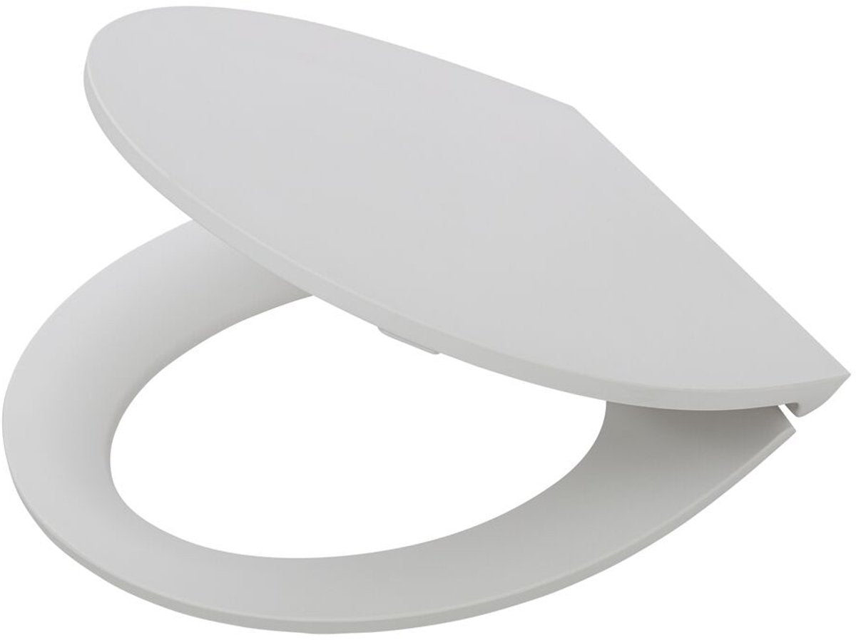 Tiger warren - abattant de toilettes avec couvercle - duroplast mat - blanc