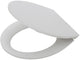 Tiger warren - abattant de toilettes avec couvercle - duroplast mat - blanc